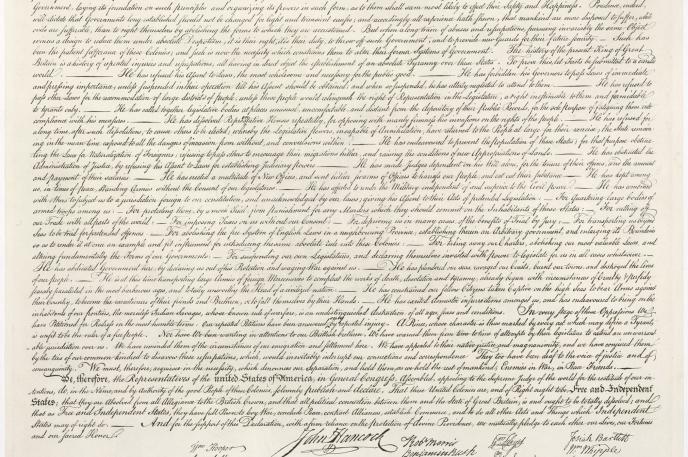 The Declaration of Independence 