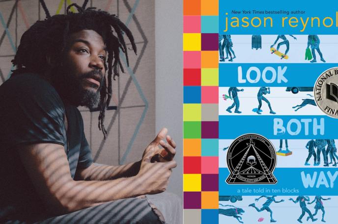 Join us for a special appearance by Jason Reynolds, author of "Look Both Ways" on March 17.