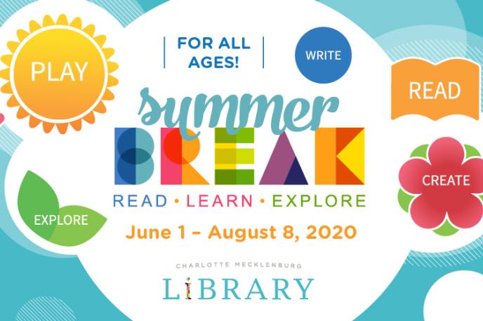 Read, Learn and Explore with the double Summer Break Challenge from Charlotte Mecklenburg Library!