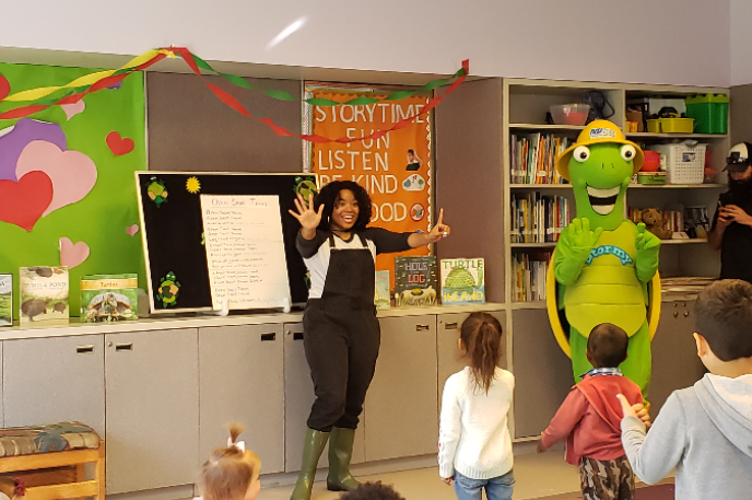 Babies, toddlers and preschoolers participate in Summer Break at Charlotte Mecklenburg Library