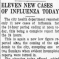Magazine excerpt from the Charlotte Observer in 1918 about the Spanish Flu